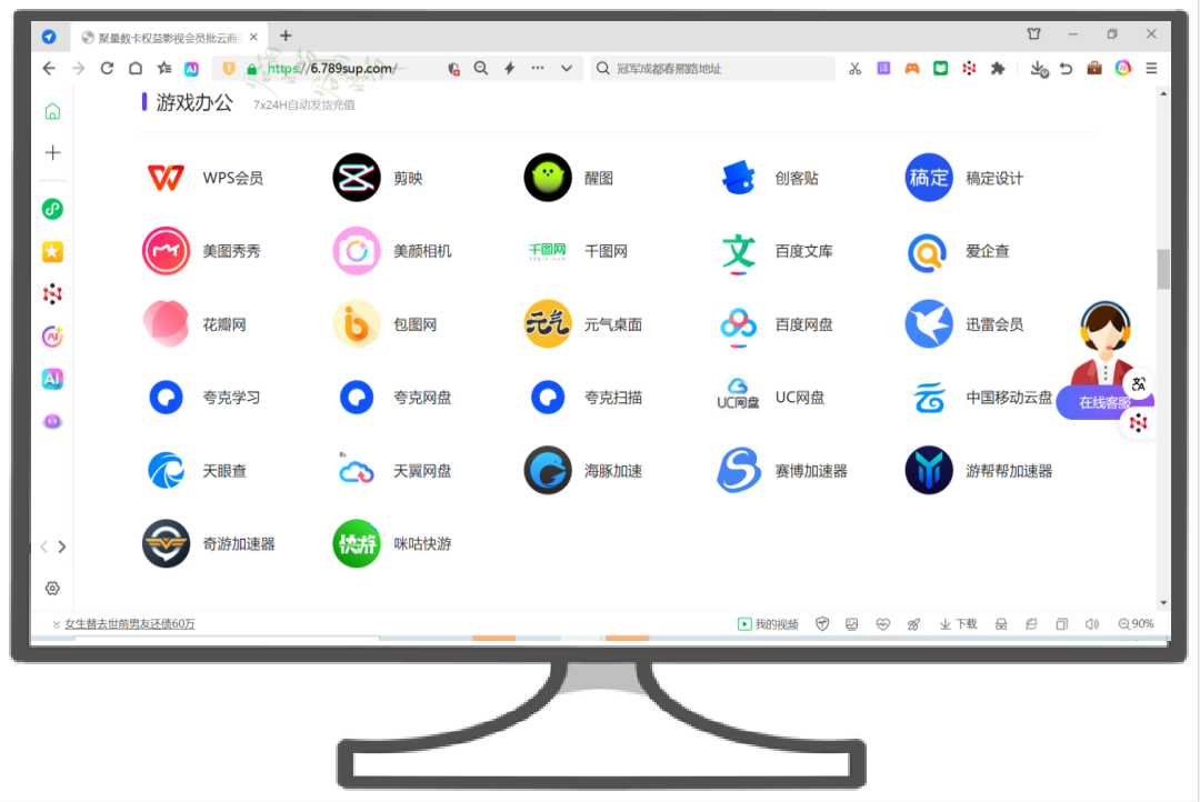 数字权益商品采购平台的供应链管理示意图